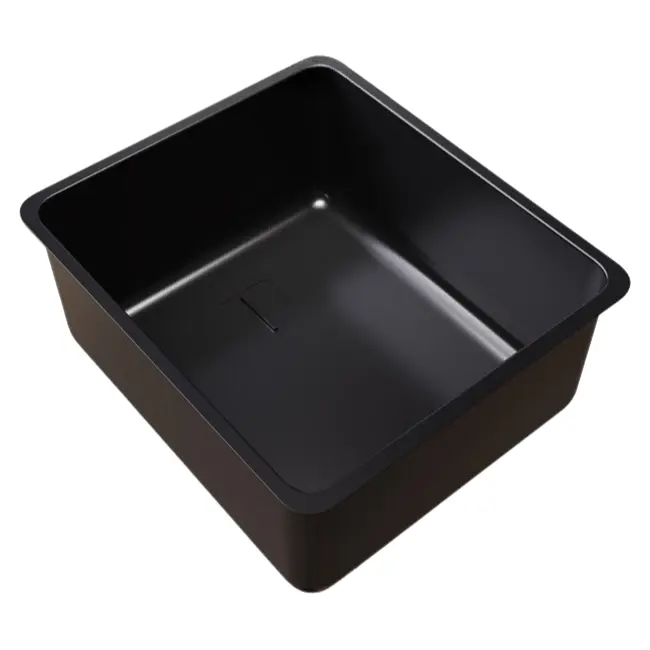 [PIAC Q71N] PILETA ACCESORIA QUADRA MAX Q71 EN ABS NEGRO